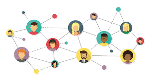 Networking vector image.